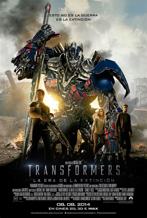 cartel de la pelicula transformers la era de la extincion foto