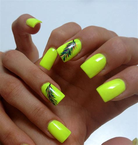 neon nail art ideas 1