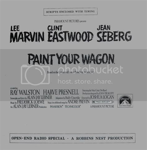 The Clint Eastwood Archive: Paint Your Wagon 1969