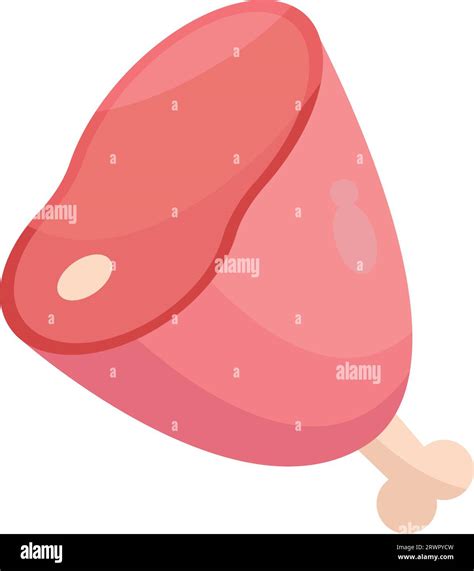 meat product ham design vector isolated stock vector image art alamy