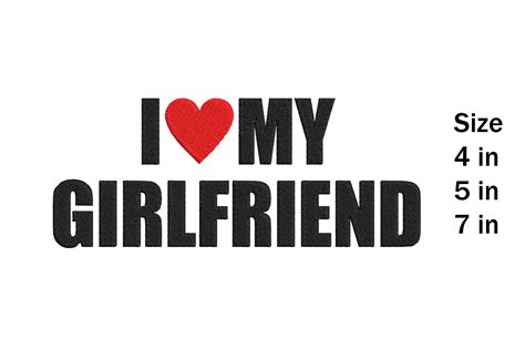 I Love My Hot Girlfriend · Creative Fabrica