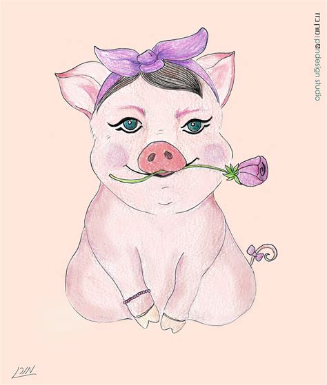 Pig Lady on Behance
