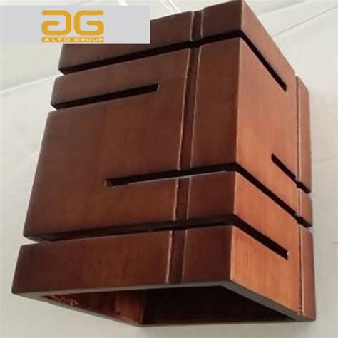 modern square shape wood pendant lamp  alto group