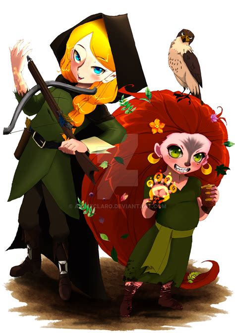 FanArt WolfWalkers Robyn and Mebh PNG by animeclaro on DeviantArt