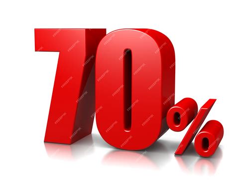 premium photo  percent