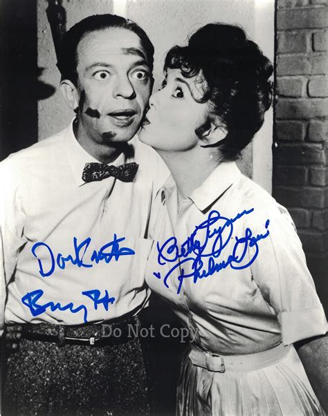 Betty Lynn & Don Knotts Signed Photo 8X10 Rp Autographed Picture the