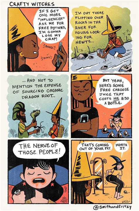 Crafty Witches - Booty Juice Ain't Free [OC] : r/comics