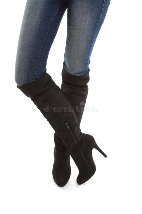 Boots crossed stock photo. Image of female, legs, jeans - 30669334