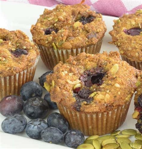 gluten-free blueberry granola muffins (oat free)