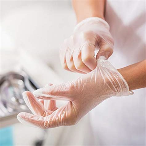 Basic Medical Clear Vinyl Exam Gloves - Latex-Free & Powder-Free - VGPF ...