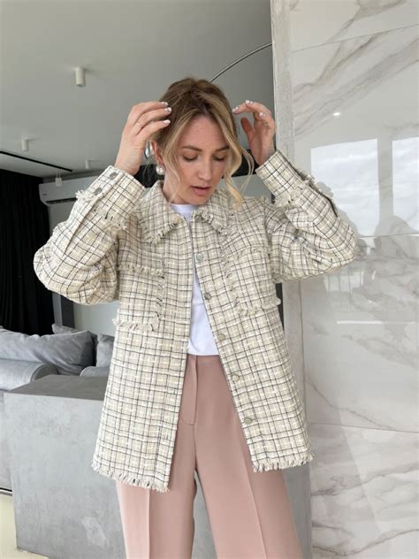 Молочная твидовая рубашка🤍 | Fashion, Women's blazer, Blazer