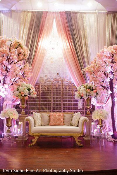 Stunning pink decor in indian wedding reception | Photo 78883 | Pink decor, Debut theme ideas ...