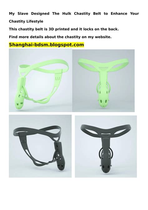 New Design Hulk Chastity Belt Custom Size Is On Sale Now by Asian