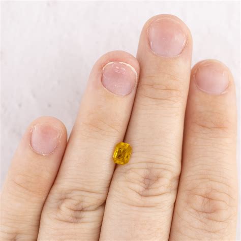 0.49ct Rose Cut/Emerald Cut Yellow Diamond - Baraka Gems