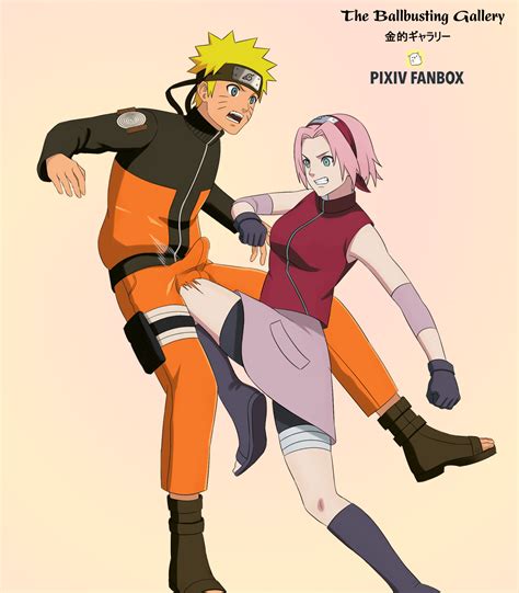 [Naruto Shippuden] Sakura destroying Naruto's balls. : r/ballbustinghentai