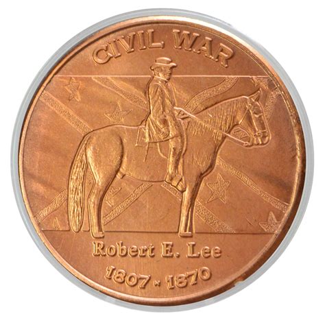 Amazon.com: Robert E. Lee Civil War Commemorative 1 oz Pure .999 Copper