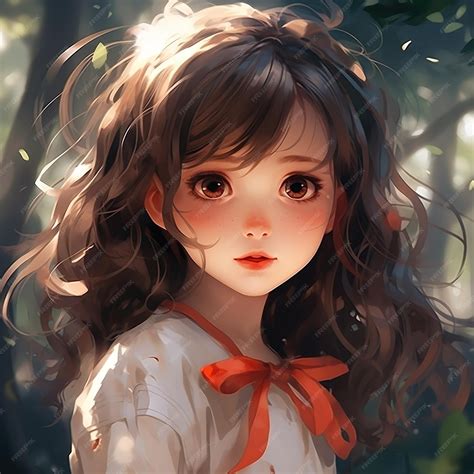 Premium Photo | Beautiful and cute anime Girl Innocent Anime Teenage