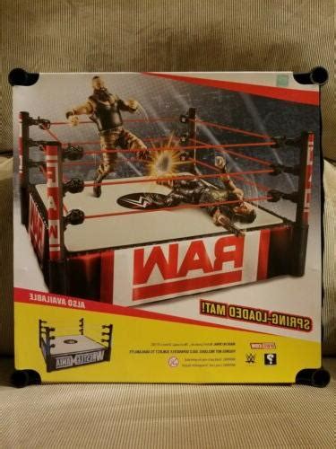 WWE Raw Superstar Ring 14" Mattel Wrestling Acti