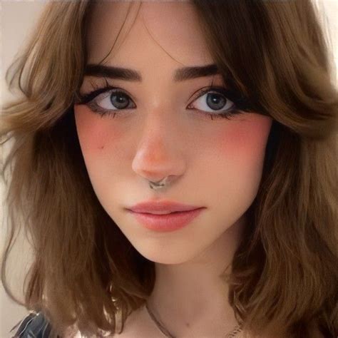 Hannah with Piercings and Long Hair
