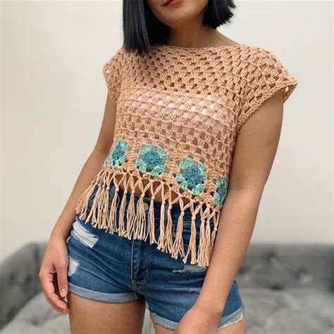 crochet crop top pattern
