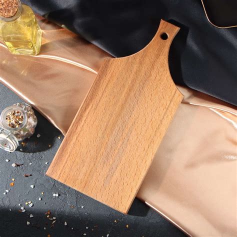 Доска MAGISTRO разделочная с ручкой 35×16×2.2 см цельный бук купить по ...