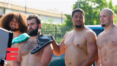 5 Eagles offensive linemen bare it all in ESPN magazine's 'Body' issue