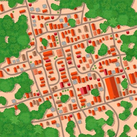 building top view vector images