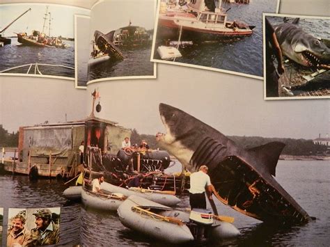 behind the scenes making of Jaws, 1975 | Jaws movie, Behind the scenes, Movie q