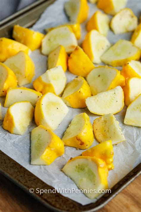 Roasted Patty Pan Squash - Spend With Pennies - Nubeed