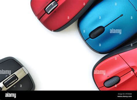 Colorful wireless mouses Stock Photo - Alamy