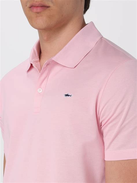 Paul & Shark Outlet: Polo shirt men - Pink | Paul & Shark polo shirt ...