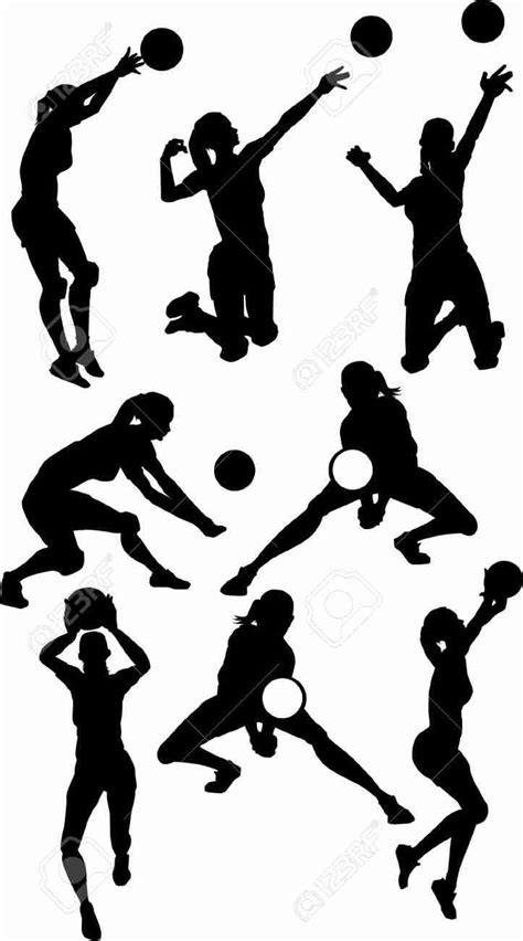 Volleyball Spike Silhouette at GetDrawings | Free download