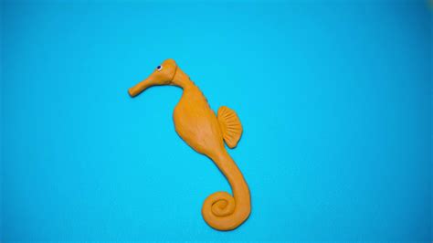 Веселый пластилин.Морской конек/Cheerful plasticine. Seahorse - YouTube