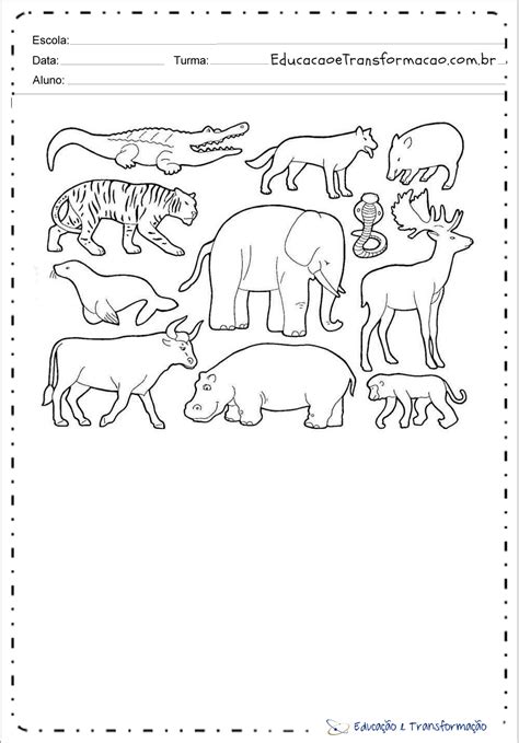 Desenho Para Imprimir Animal