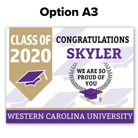Graduation Lawn Sign Kit - Deadline Signs | Signs with your Deadline in ...