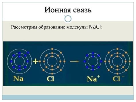 Ионная химическая связь - презентация онлайн