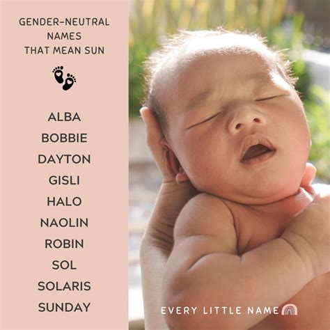 bright names   sun  girls  boys