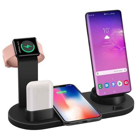 multi device fast charging dock station wireless phone charger