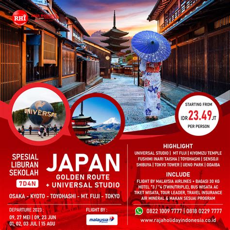 Paket Tour Jepang, Liburan & Wisata Tokyo Murah 2023