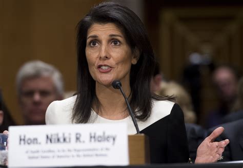 Senate Panel Approves Nikki Haley’s Nomination for UN Ambassador - WSJ