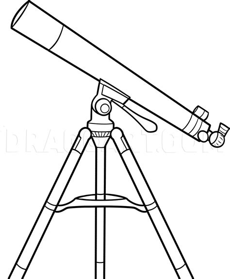 drawing of telescope 8