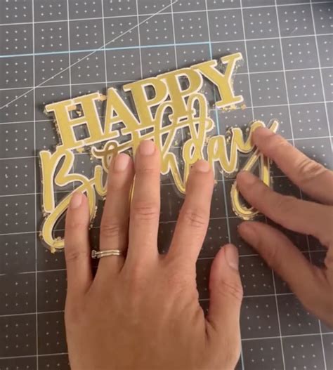 cake topper     cake topper  beginners cricut