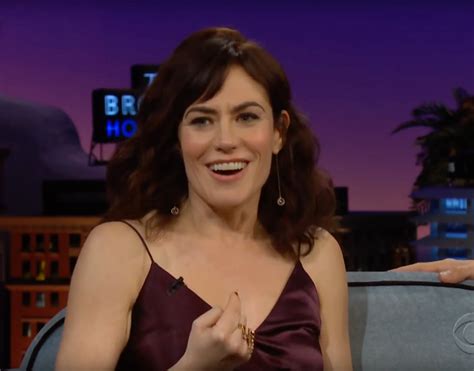 THE ACTRESS MAGGIE SIFF IN THE LATE LATE SHOW