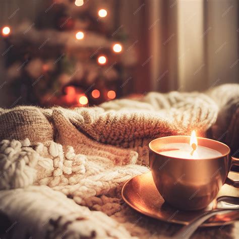 Premium Photo | Cozy winter or autumn morning at home swedish hygge