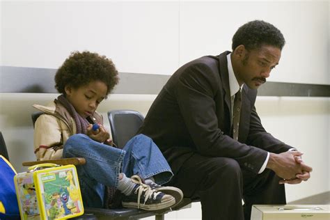 HD Wallpaper: A Touching Moment from The Pursuit Of Happyness