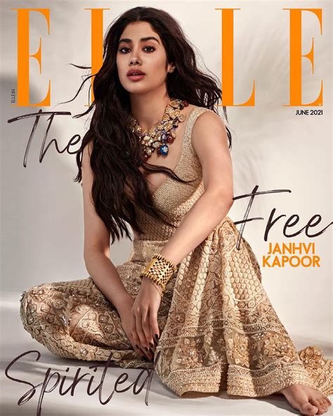 janhvi kapoor stuns  cover girl  lifestyle magazine