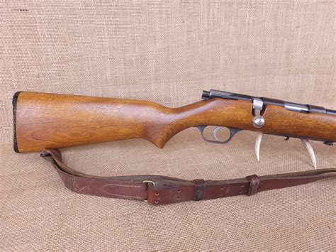 stevens model  bolt action repeating rifle  cal  leather
