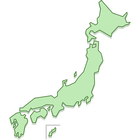 日本地図のイラスト（地方区分色分け：都道府県名入り） | 無料フリーイラスト素材集【Frame illust】