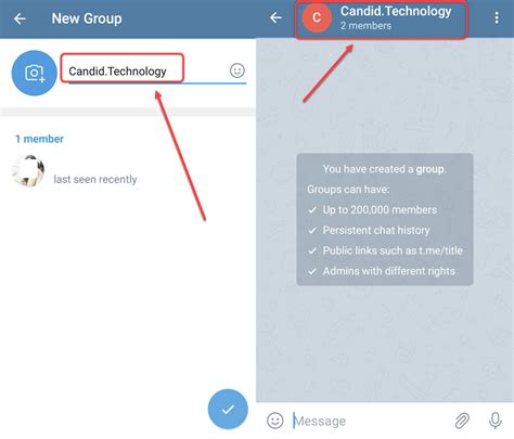 how to create a telegram group