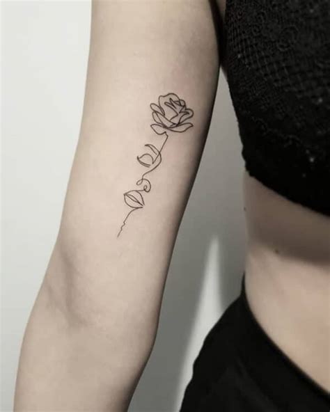61 Single Line Tattoo Designs And Ideas To Get Inked – Artistic Haven